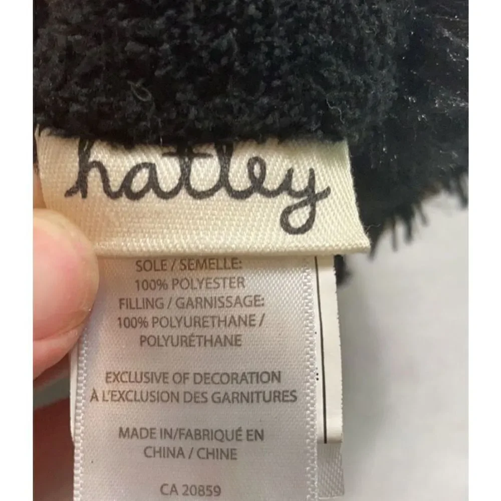 Hatley Brown Bear Slouch Slippers Size Large (11-12)